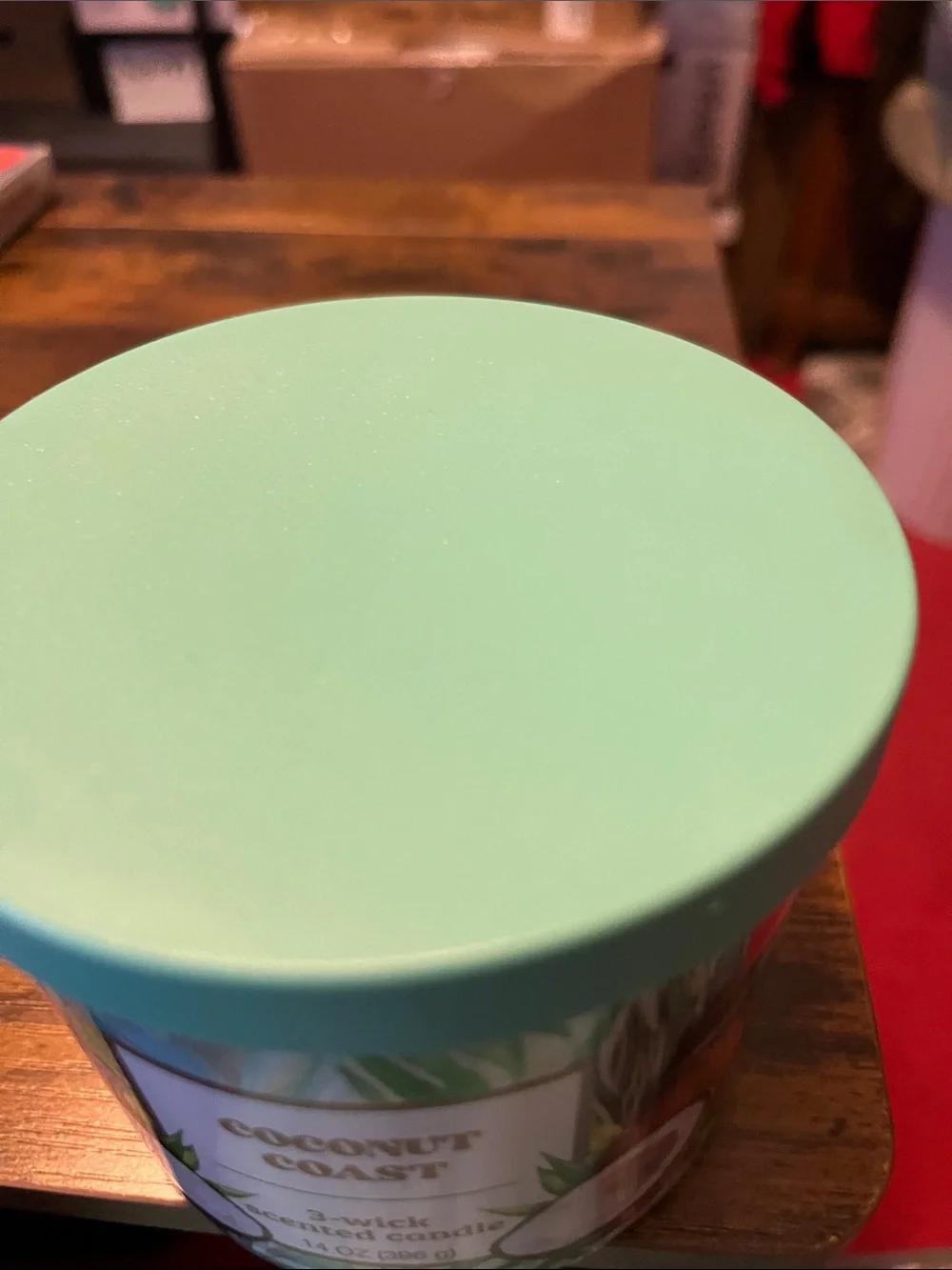 3-Wick Scented Candle - Coconut CoastLid